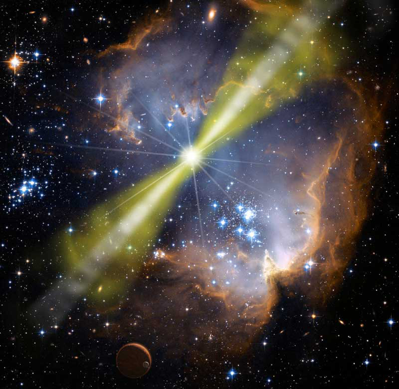 Weird Corkscrew-Shaped Light Unleashed by Universe's Most Powerful Explosions